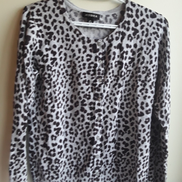 Leopard print Cardigan, S/ 8(6-8) - Picture 2 of 16